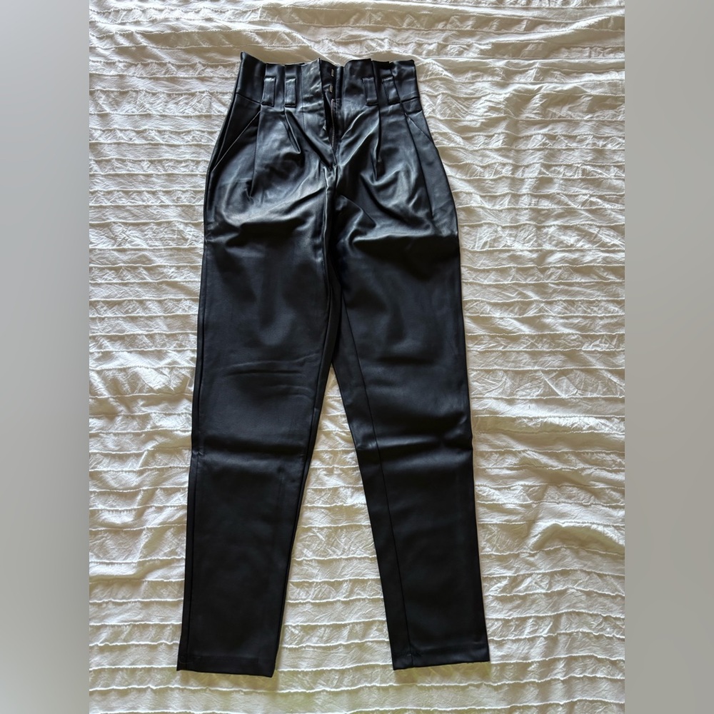 Faux Leather Pants